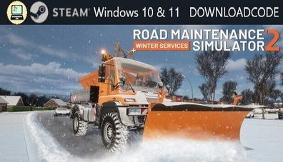 Computer Spiel Straßenmeisterei Simulator 2 Winterdienst für Windows STEAM Key