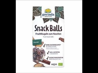 Govinda 6x Snack Balls Mandel 100g