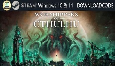 NEU PC Computer Spiel Worshippers of Cthulhu für Windows 10 11 STEAM Download