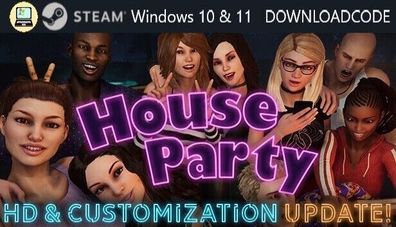 NEU PC Computer Spiel House Party für Windows 10 11 STEAM Download Code Game Key