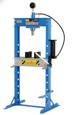 20t Werkstattpresse manuell + Fußpedal Rahmen verschraubt blau SP20HVJ, 00703