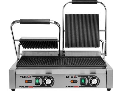 Gastro Doppel Elektrogrill, Tischgrill 3600W 580x360x190mm