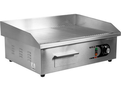 Gastro Grillplatte 2/3, glatt 3000W 555x430x230mm