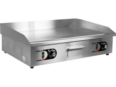 Gastro Grillplatte, glatt 2x2200W 735x510x230mm