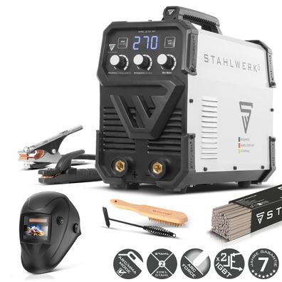 Stahlwerk Schweißgerät ARC 270 ST DC Vollausstattung mit echten 250 Ampere