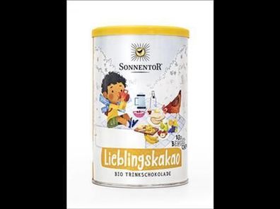 Sonnentor 3x Lieblingskakao Trinkschokolade Bio-Bengelchen®, Dose 300g
