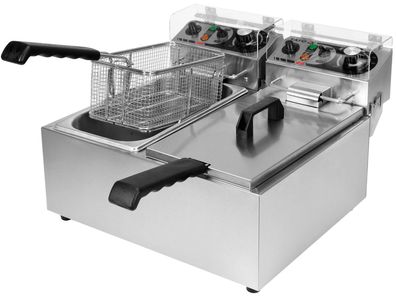 Gastro Fritteuse 2x3,5L 2x2000W 425x410x290mm