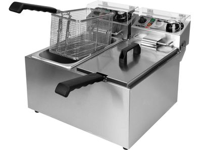 Gastro Fritteuse 2x5L 2x2000W 425x410x340mm