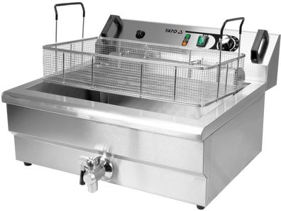 Gastro Frittiergerät 1x23L 6000W 570x580x340mm 380-400V