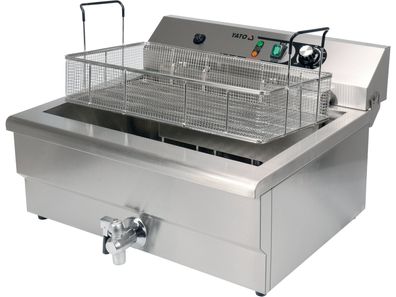 Gastro Frittiergerät 1x26,5L 6000W 600x600x360mm 380-400V