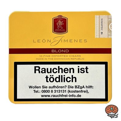 León Jimenes Petites Blond Schachtel mit 10 Zigarillos
