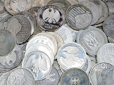 BRD 10 DM Silbermü?nzen 925/1000*