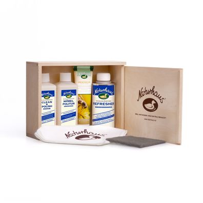 Naturhaus Reinigung- und Pflegeset für Möbel