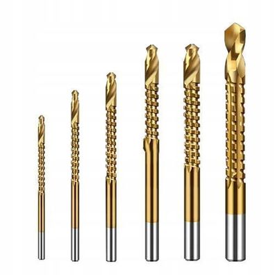 Rosfix Holzbohrer Set Zahnung – 6-tlg. Ø 3–8 mm | Edelstahl, 1/4" Schaft
