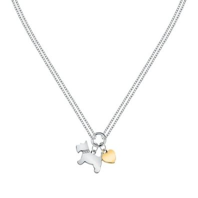 Double bicolor necklace Dog&Heart Mascotte SAVL01