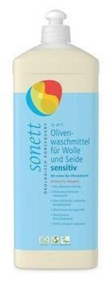 SONETT 3x Olivenwaschmittel für Wolle und Seide sensitiv 20-40°C 1l