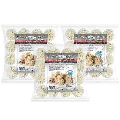 BARIN-Set: 3 x Chinkali mit Schweine- und Jungbullenfleisch (gesamt Netto 2,25kg)