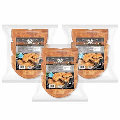 BARIN SET: 3x Tschebureki gebraten mit Schweinefleisch, 500 g TK (ges. Netto 1,5 kg)