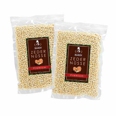 BARIN sibirische Zedernüsse Premium (2x500g)