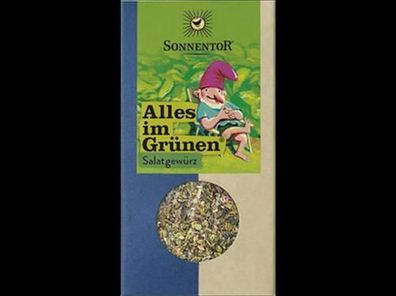 Sonnentor 3x Alles im Grünen® Salatgewürz, Packung 15g