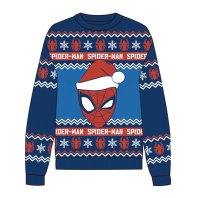 Marvel Spider-Man Weihnachtspullover – Warmer Strickpulli für Kinder