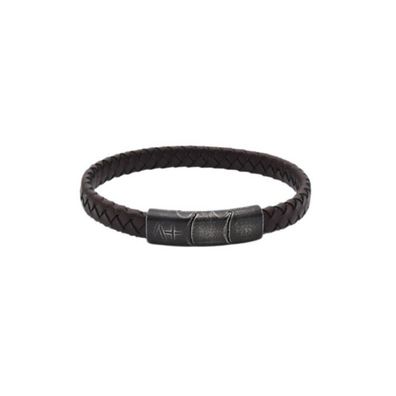 Armband 21cm - Across - Lederband braun