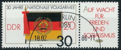 DDR Zusammendruck Nr WZd664 gestempelt WAAGR PAAR X0BFB9E