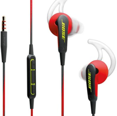 Bose SoundSport Rot In-Ear Kopfhörer mit 3,5mm Klinke - Sport & Fitness Kabel-Ohr