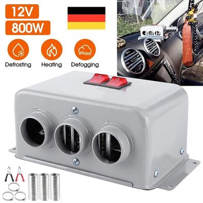Auto Heizlüfter 12V Zusatzheizung KFZ Heizung Ventilator Scheibenenteiser Heizer