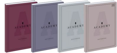 Interdruk Premium-Hardcover-Notizbuch A6 96 Blatt 90g/m² Akademie