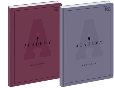 Hardcover-Notizbuch A4 kariert 96 Blatt 90g/m² Akademie