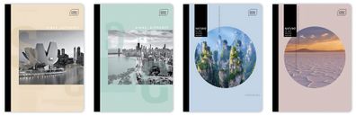 Notizheft A5 kariert 80 Blatt 70g/m² 1 Stück verschiedene Motive