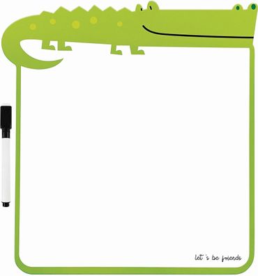 Interdruk Trocken abwischbare Weißwandtafel Whiteboard BeBe Krokodil