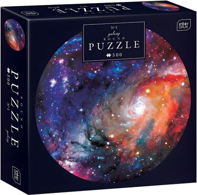 Interdruk Puzzle 500 Teile Runde Galaxie 1
