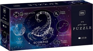 Interdruk Puzzle 250 Teile Sternzeichen 8 Skorpion
