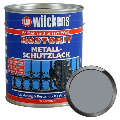 Wilckens Rostorit Metallschutzlack Glaenzend 0.75 LTR Rostumwandler Lackierung