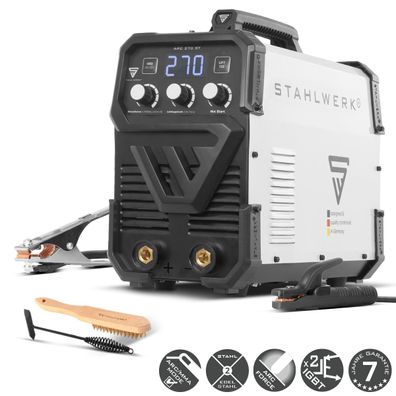 Stahlwerk Elektroden Schweißgerät ARC 270 ST MMA/E-Hand und Lift TIG Inverter 400 V