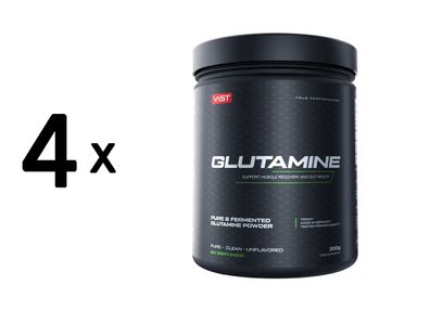 4 x VAST Glutamine (300g)