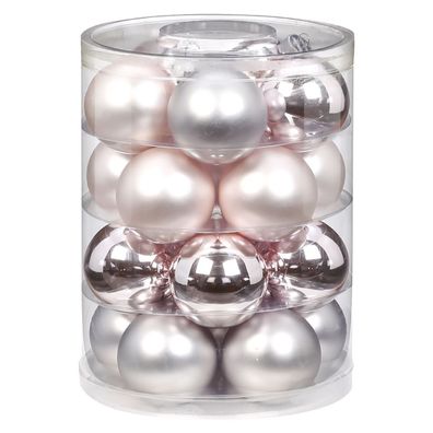 Weihnachtskugeln 20 Stk 6cm Soft Simplicity Inge-Glas