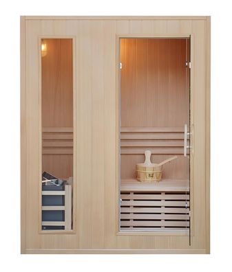 Umweltfreundliche traditionelle Dampfsauna aus Massivholz Sauna für zu Hause