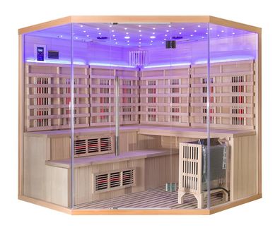 Moderne kommerzielle Dampfbadsauna für 4-6 Personen Sauna für zu Hause