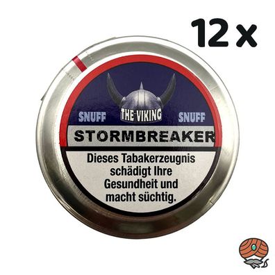 The Viking Stormbreaker Snuff 12x 20g Dose Schnupftabak