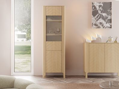 Vitrine Malumi MM-4 mit zwei Drehtüren