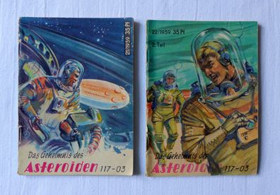 Das Geheimnis des Asteroiden 1959 Hefte Nr. 117-03 Kleine Jugendreihe