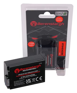 Berenstargh Akku EN-EL25 kompatibel Nikon Z30 Z50 Z fc