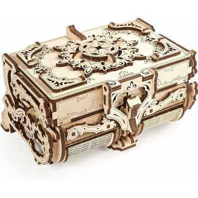 UGEARS 3D-Puzzle Antike Schmuckschatulle 185 Teile