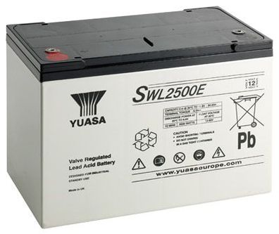 Yuasa Blei-Akku SWL2500E Pb 12V / 93,6Ah 10-12 Jahresbatterie, M6 innen