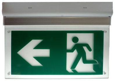 V-TAC LED-Notausgangs-/Piktogrammleuchte für Wand-/Deckenmontage