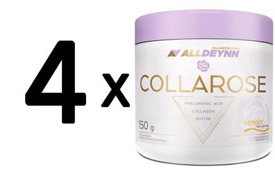 4 x Allnutrition AllDeynn Collarose, Orange - 150g