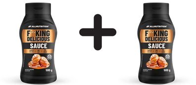 2 x Allnutrition Fitking Delicious Sauce, Salted Caramel - 500g